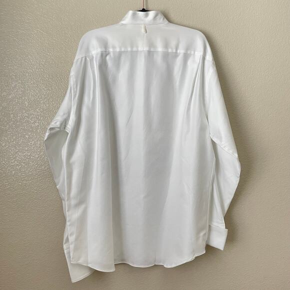 Eton Dress Shirt Mens Size 17.5/44 White Tuxedo Button Up Long Sleeve Cotton NWT - Picture 9 of 15